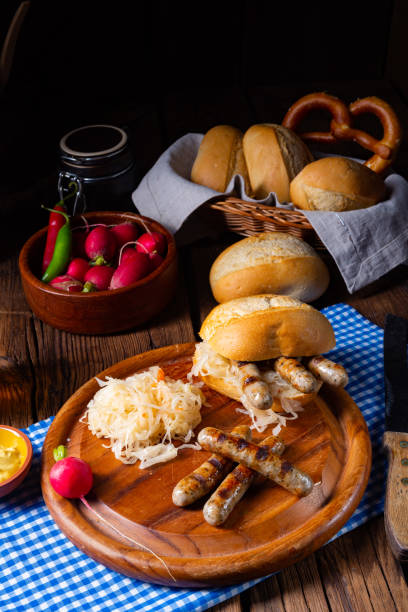 istock rustic Bavarian obazda with radishes and onions 1169706523