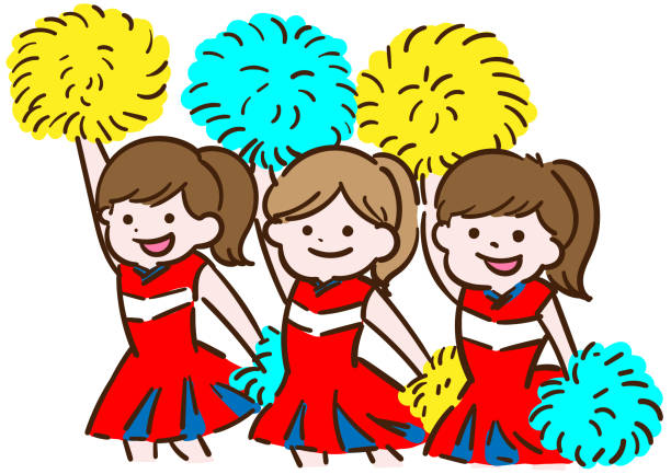 Cheerleader Background Stock Clipart Royalty Free Freeimages