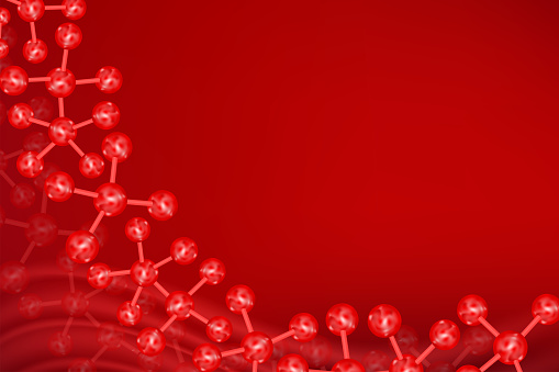 Science Background Red Color Red Scientific Concept Background With Copy Space Illustration Vector ...