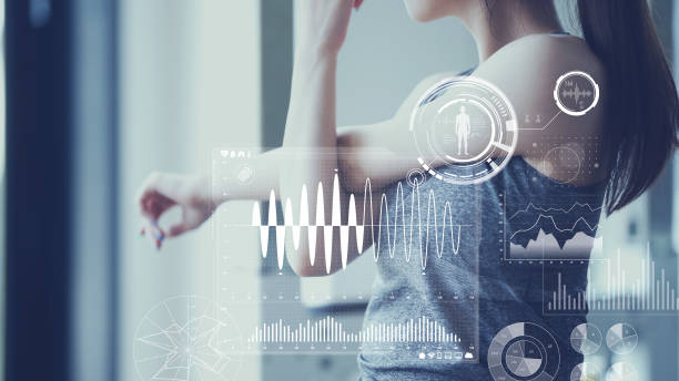 istock Health care technology concept. Vital sign sensing. 1169712167
