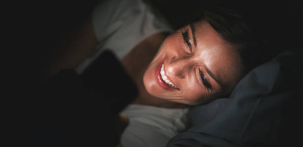 istock Something's got her smiling throughout the night 1169713240