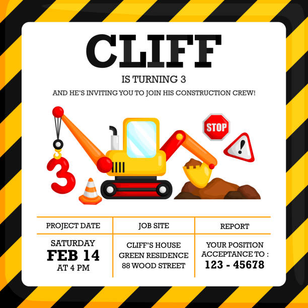50+ Construction Birthday Invitation Stock Illustrations, Royalty-Free Vector Graphics & Clip Art - iStock 50-construction-birthday-invitation-stock-illustrations-royalty-free-vector-graphics-clip-art-istock