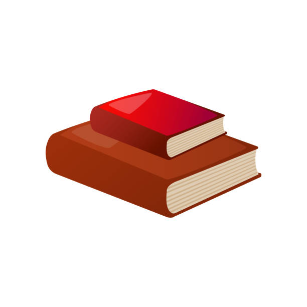 istock Books in cartoon style isolated on white. 1169732532