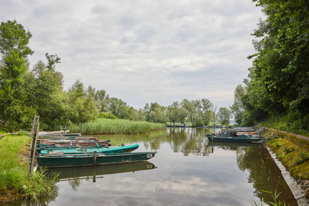 istock Reichersberg - Harbour for boats on the Inn 1169736656