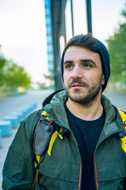 istock Young man in downtown Barcelona 1169742548
