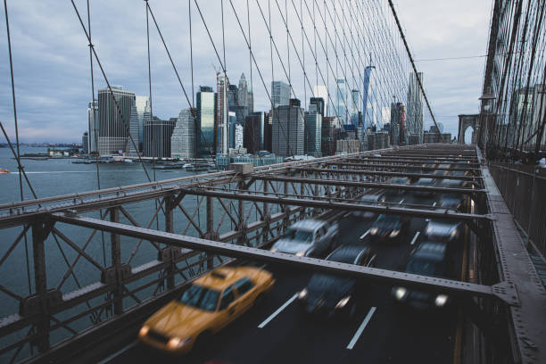 istock New York traffic on Brooklyn Bridge 1169743561