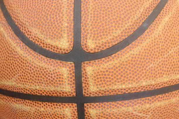 istock Closed up basketball, backgrounds and textures 1169743601
