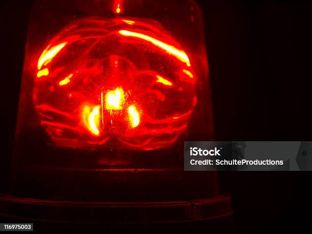 Foto de Beacon Luz Vermelha e mais fotos de stock de Alarme de Incêndio - Alarme de Incêndio, Acidentes e desastres, Equipamento de Iluminação