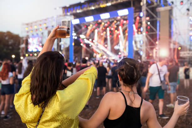 istock Dancing on music festival 1169754516