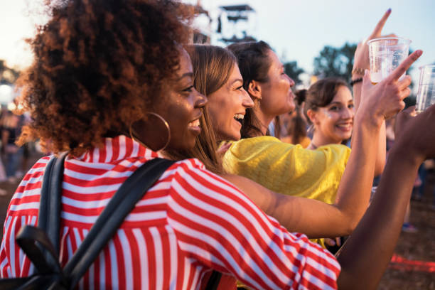 istock Dancing on music festival 1169754631