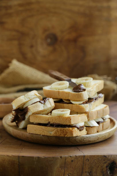 istock sandwiches chocolate paste and banana 1169766347