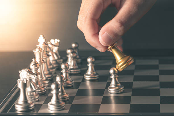 istock Chess handle moves in competitive games object blur art 1169771424