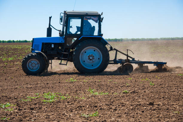 istock Agriculture with a tractor 1169772823