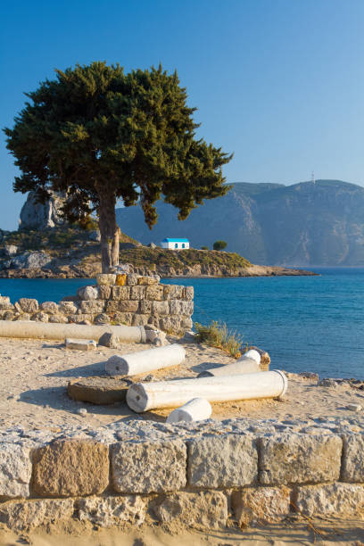 Ancient ruins on Kos island, Greece.
