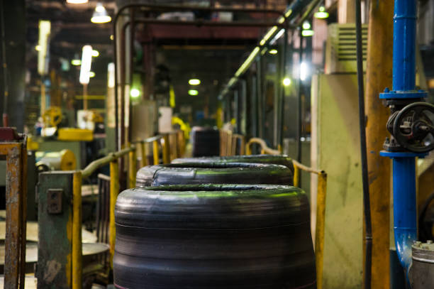 istock Manufacture of tires 1169772951