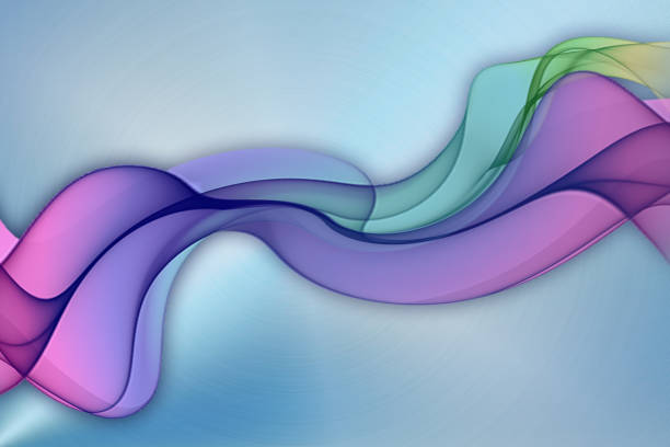 istock Decorative abstract pink, purple and blue smoke shape background 1169776419