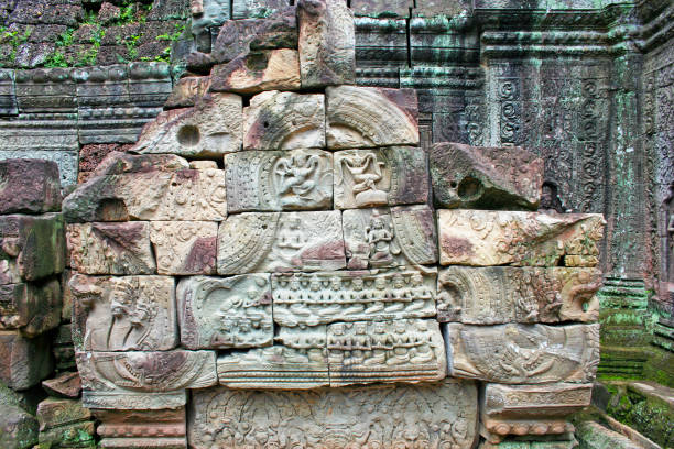 istock Bas relief at Ta Som temple in Siem Reap 1169779883