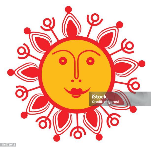 Smiling Sun Stock Illustration - Download Image Now - Circle, Clip Art, Color Image