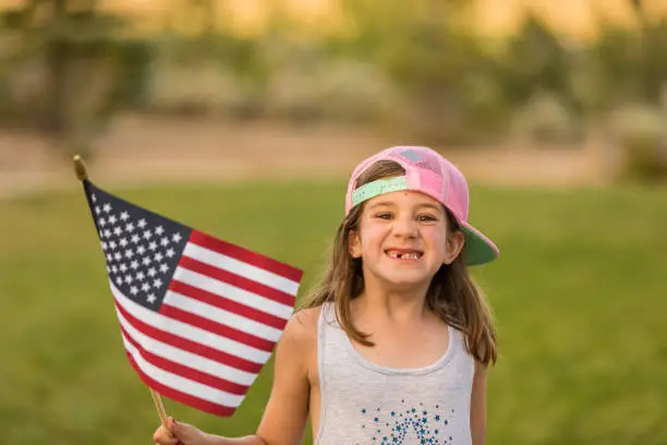 High quality stock photos of Fourth of July celebrations, outdoors