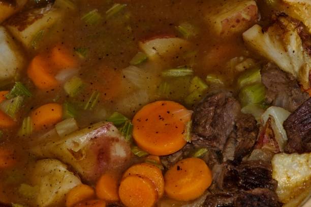 istock Beef pot roast with gravy. 1169790945