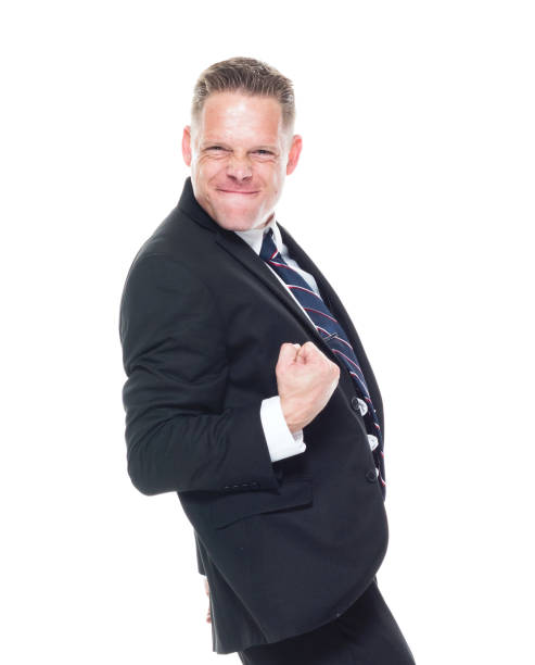 istock Businessman is doing a fist pump 1169797249