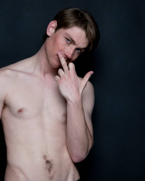 istock Handsome man wearing black underwear 1169800650