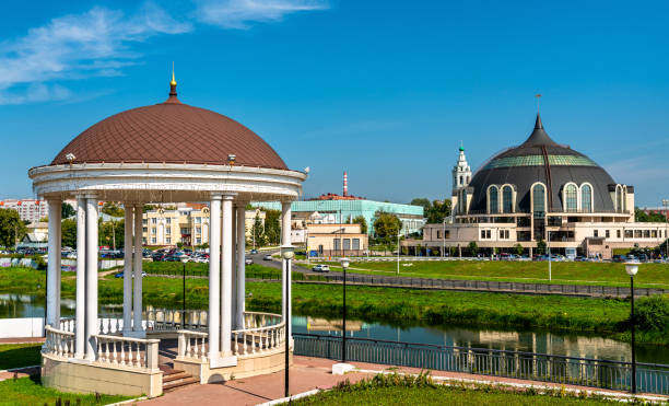 Rotunda on the waterfront in Tula, Russia