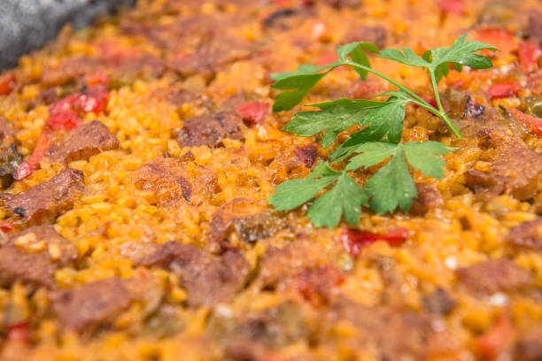 istock Rice with Iberian pork ribs 1169804891