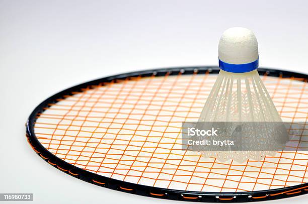 Shuttlecock And Racket Stock Photo - Download Image Now - Badminton - Sport, Badminton Racket, Close-up