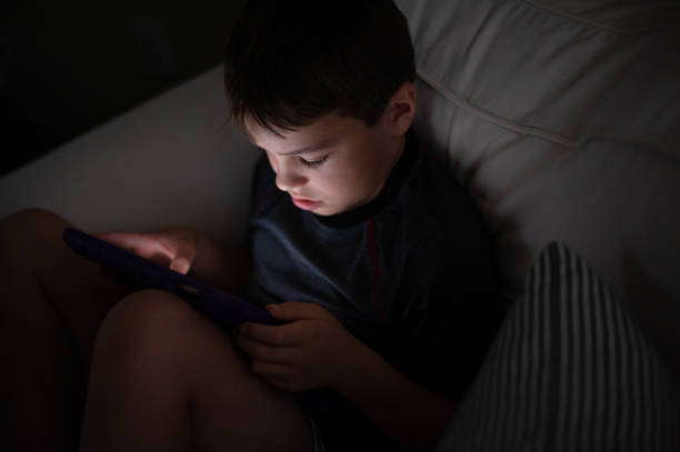 istock 9 year old boy on laptop 1169808269