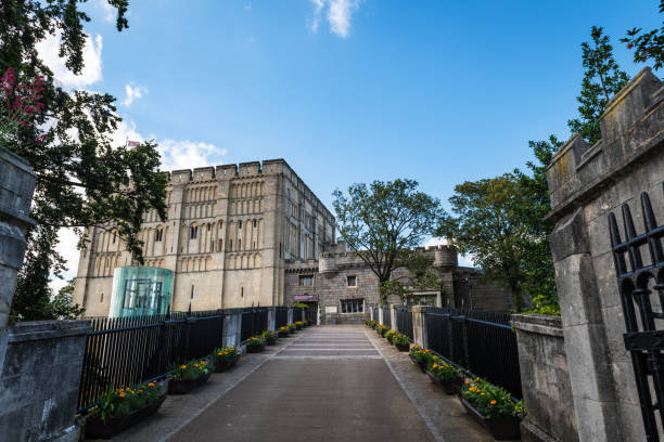 イングランドのノリッジ城 - castle famous place low angle view england ストックフォトと画像