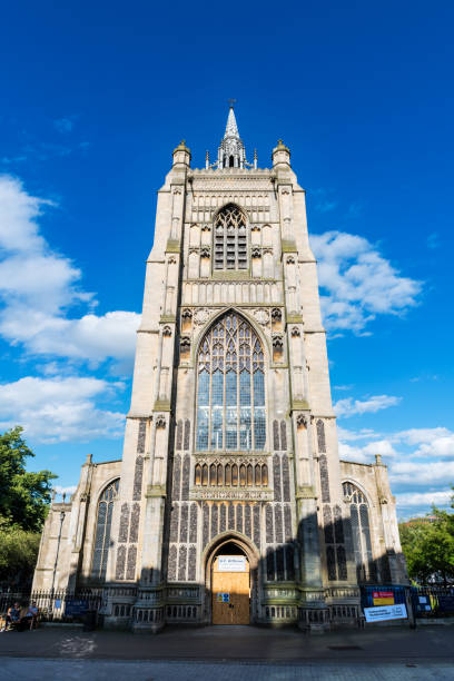 igreja do st peter mancroft em norwich - door church norwich blue - fotografias e filmes do acervo