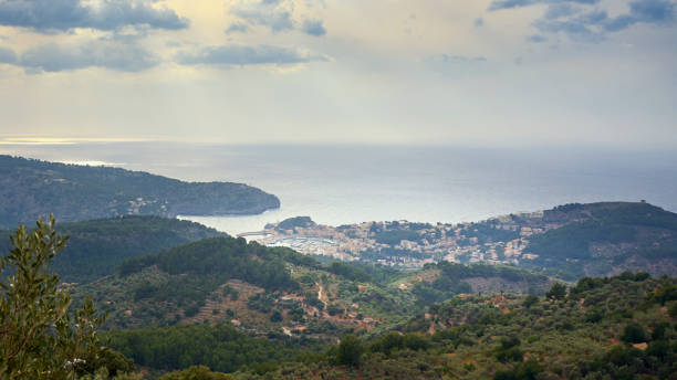 istock Aerial Panoramic View Of Soller Majorca Spain On A Cloudy Day 1169818563