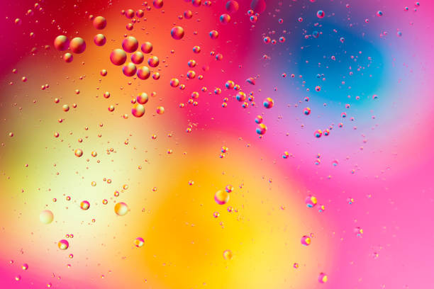 istock Abstract molecule sctructure. Water bubbles. Macro shot of air or molecule. Abstract space background. 1169819871