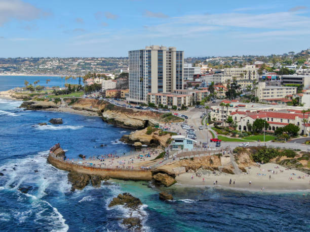istock La Jolla Cove, small picturesque cove and beach surrounded by cliffs 1169820711