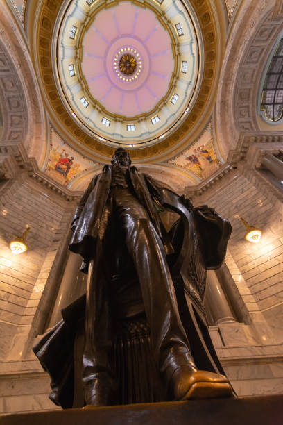 istock Lincoln Statue in Kentucky State Capitol Building 1169820762
