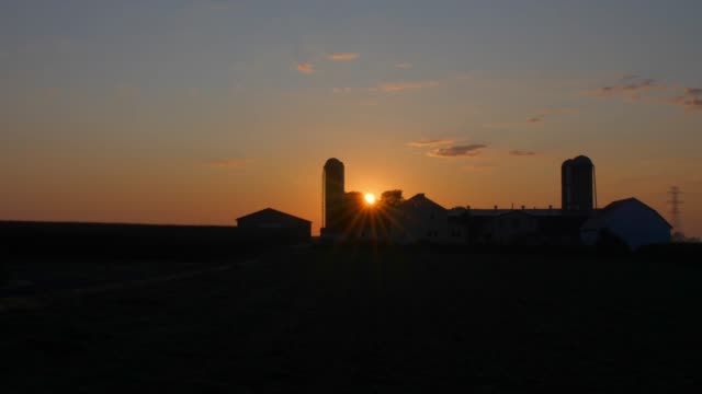 Timelapse of a Sunrise at an Amish Farm