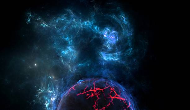 istock Planets and galaxy, cosmos, physical cosmology, science fiction wallpaper. 1169827224