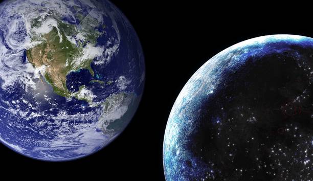 istock Planets and galaxy, cosmos, physical cosmology, science fiction wallpaper. 1169827226