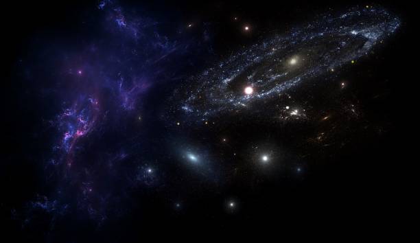 istock Planets and galaxy, cosmos, physical cosmology, science fiction wallpaper. 1169827244