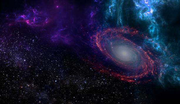 istock Planets and galaxy, cosmos, physical cosmology, science fiction wallpaper. 1169827245