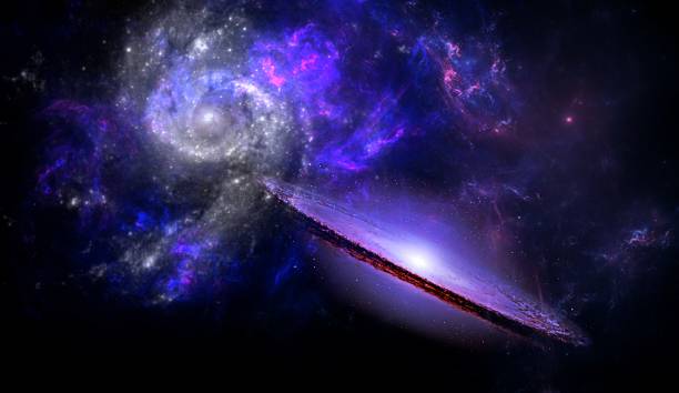 istock Planets and galaxy, cosmos, physical cosmology, science fiction wallpaper. 1169827250
