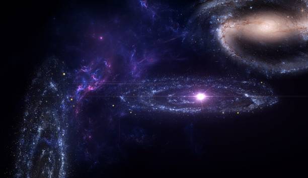 istock Planets and galaxy, cosmos, physical cosmology, science fiction wallpaper. 1169827291