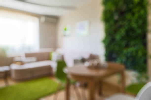istock Modern interior of house or flat as creative abstract blur background 1169828208