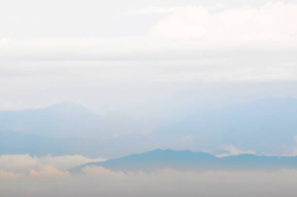 istock Beautiful cloudscape at the sunrise over mountain range,Chengdu 1169833934