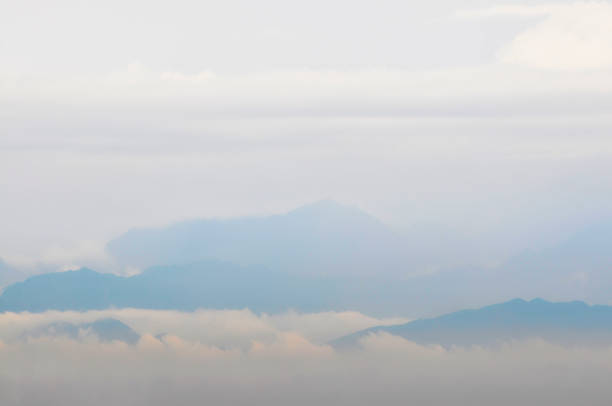 istock Beautiful cloudscape at the sunrise over mountain range,Chengdu 1169833937