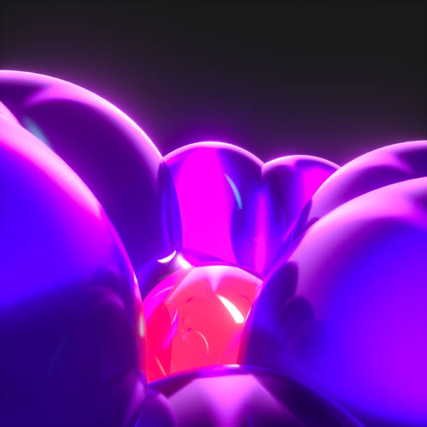 istock glowing purple balloons, fantasy and abstract background, 3d rendering. 1169836032