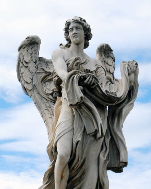 istock Angel with the Garment and Dice 1169847404