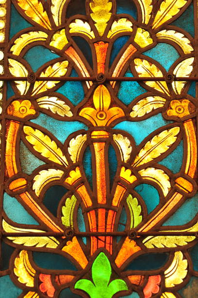 istock Stained Glass at CHIJMES, Singapore 1169850738