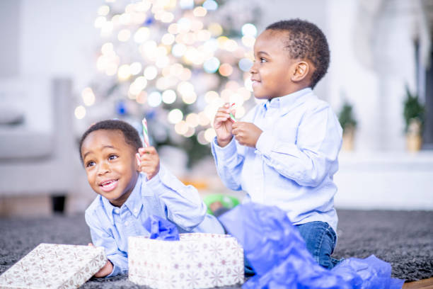 istock Cute kid at Christmas 1169854437